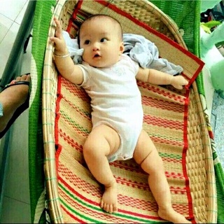 ⭐Rẻ vô địch_Chiếu cho bé sơ sinh, chiếu để nôi, cũi cho bé, chiếu cối xuất khẩu 60x1m lót võng
