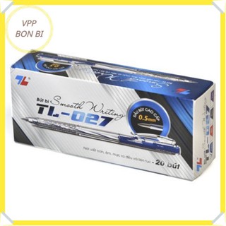CHÍNH HÃNG] 20 cái Bút Bi Thiên Long TL-027, bút bi nét nhỏ,ngòi 0.5mm