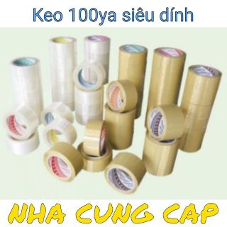 6 CUỒN BĂNG KEO TRONG, ĐỤC 100YA