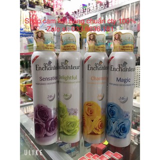 xịt khử mùi  toàn thân ENCHANTER 150ML [ chuẩn công ty100%]