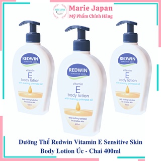 Sữa Dưỡng Thể Redwin Vitamin E Sensitive Skin Body Lotion Úc - Chai 400ml