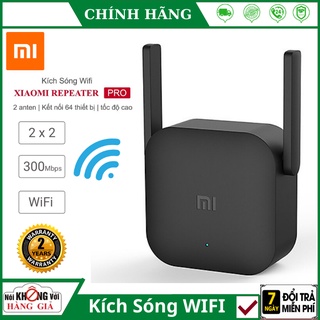 Kích sóng Wifi Xiaomi Repeater Pro  FREESHIP  Chuẩn wifi 300Mbps , Với 2 ăng ten phát sóng xa hơn