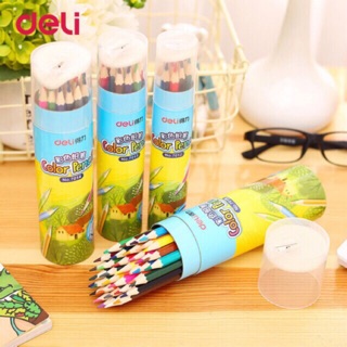 Bút chì màu gỗ Deli 12/18/24/36 màu