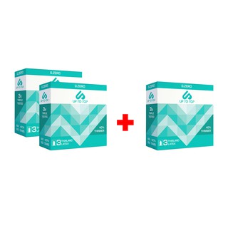[MUA 2+1] Hộp bao cao su UP Siêu mỏng 0.ZERO (Hộp 3 cái)