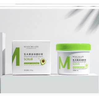 Tẩy Tế Bào Chết Body Bơ Maycreate 250g