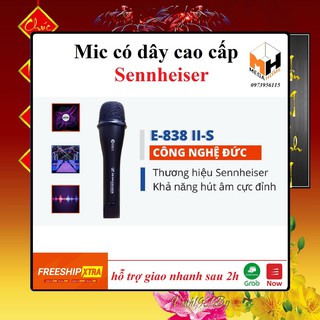 [Mã ELHACE giảm 4% đơn 300K] Mic karaoke có dây SENNHEISER hát Karaoke, hàng nhập khẩu chống hú rít, lọc bỏ tạp âm