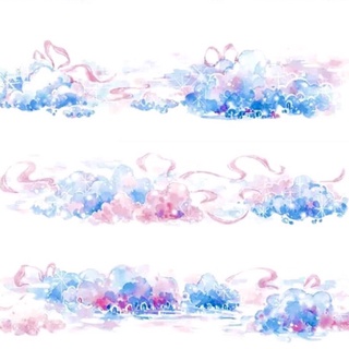 (Chiết theo chu kỳ) Băng dính washi tape hoạ tiết tươi sáng