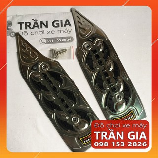 Thảm lót để chân inox xe AB airblade 2011-2012 tấm trải sàn gác chân air blade - phụ kiện trang trí