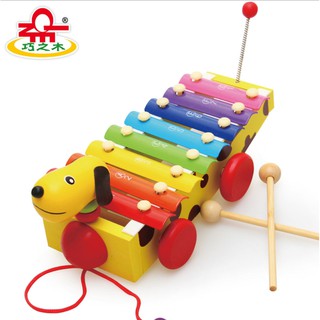 Đồ Chơi Âm Nhạc - Đàn Hình Chú Cún 8 Phím Âm Thanh Cho Bé (1046DCAN8)