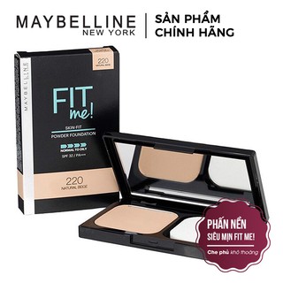 [CHÍNH HÃNG] Phấn Nền Maybelline Fit Me Skin-Fit Powder Foundation 9gr Siêu Mịn Màng PM714