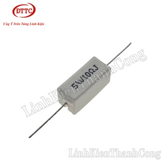Điện Trở Sứ 10R 5W Loại Đứng