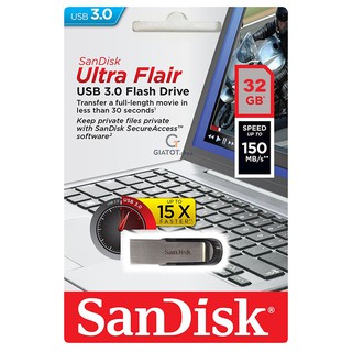 USB 3.0 SanDisk Ultra Flair CZ73 32GB 150MB/s chính hãng