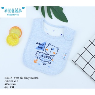 Yếm cúc bấm Dokma cho bé sơ sinh