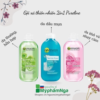 Nước hoa hồng Garnier sạch sáng mịn da - Toner garnier các màu