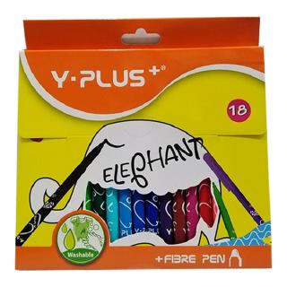 Bộ Bút Lông Màu Tô (18 Màu) Elephant Y PLUS+ YP-FP170500-ELP