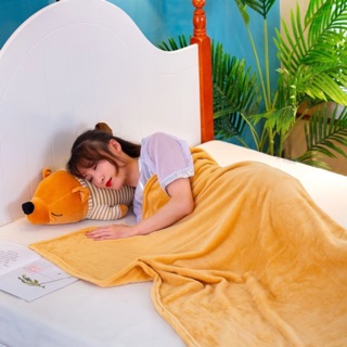 Gấu Bông Có Mền - Chăn Văn phòng 3in1 - Gấu Vàng