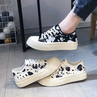 Giày bò sữa cv cổ thấp full box, giày bata ulzzang vải canvas đế bằng chất lượng cao