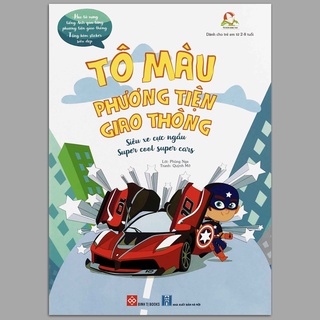 Sách - Tô màu phương tiện giao thông (lẻ tùy chọn)