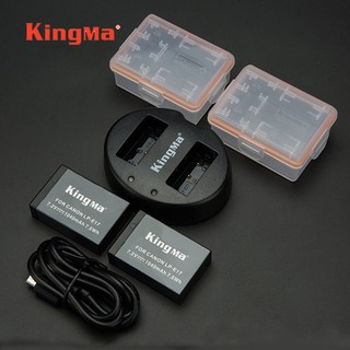 Đốc sạc + 2 pin sạc LP-E17 cho Canon EOS 760D 800D - KingMa chính hãng