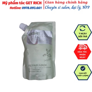 (Chính Hãng ) Hấp ủ tóc phục hồi tái tạo tóc hương thơm nước hoa mishe 500ml