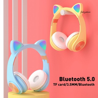 Fs Tai Nghe Bluetooth 5.0 Không Dây Có Micro Và Đèn Led Báo Hiệu 3.5mm