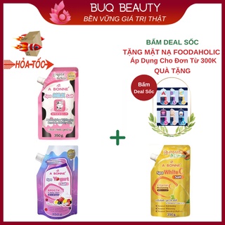 Muối tắm sữa bò tẩy tế bào da chết body A Bonne Spa Milk Salt 350g Thái Lan Có Vòi