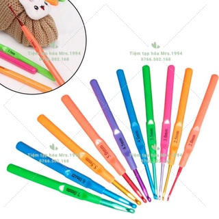 {SKC MÀU - 1 cây} - KIM MÓC LEN CÁN NHỰA CAO CẤP THƯƠNG HIỆU S.K.C