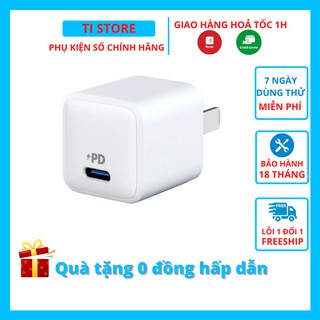 Củ sạc nhanh iphone 12 13 PD Anker 20w A2634 PowerPort III Nano 1 cổng USB-C tistore