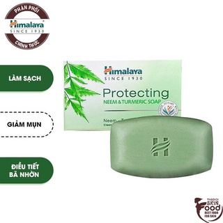 Xà Phòng Làm Sạch Da, Chiết Xuất Lá Neem Himalaya Protecting Neem &amp; Turmeric Soap 75g