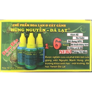Hộp 10 Chai Chế phẩm Hùng Nguyễn- Đà Lạt 20ml/chai