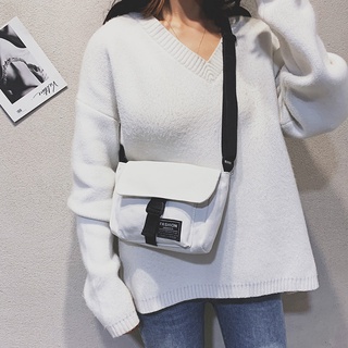 Túi xách nam nữ ulzzang vải đơn giản tiện lợi mini đựng đồ hai màu đen trắng T2M