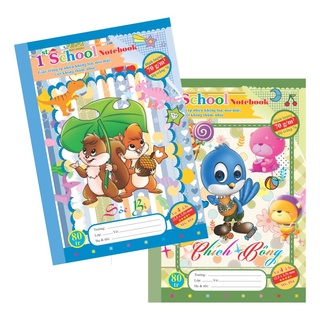 Vở 4 ô ly Chích Bông - 80 trang Klong 054