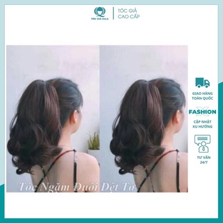 Tóc giả ngoặm ❤️FREESHIP❤️ Tóc giả ngoặm ngắn 35cm n52