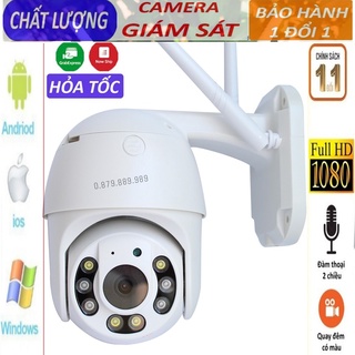 Camera ngoài trời yoosee Ptz 8led 3.0Mpx quay quét 360 độ, đàm thoại 2 chiều, có màu ban đêm