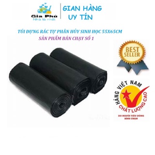 ( NHIỀU SIZE ) 1kg túi đựng rác tự phân hủy sinh học thân thiện môi trường Gia Phú