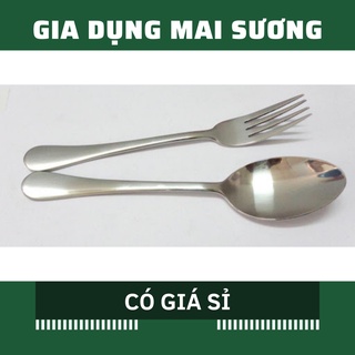[Giá Sỉ] Set 10 Muỗng Thìa Nĩa ăn cơm cà phê Inox