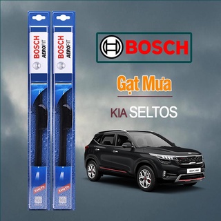 Gạt Mưa Xe Kia Seltos Thương Hiệu BOSCH Aerofit Lưỡi Silicone Cao Cấp Chính Hãng 24-16 inch