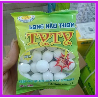 Bịch 100g (28 viên) Long Não Băng Phiến Thơm TYTY Đuổi Côn Trùng gián, chuột