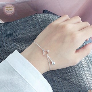 Lắc tay thời trang nữ hình mèo LT55 nhỏ xinh, S925