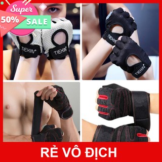 [5❤️][FREESHIP] GĂNG TAY THỂ THAO TẬP GYM NAM NỮ TIEXIN CAO CẤP [HCM]