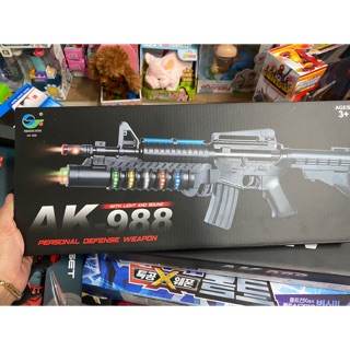 AK 988 - đồ chơi chiến đấu tập làm lính + tặng kèm 3pin AAA