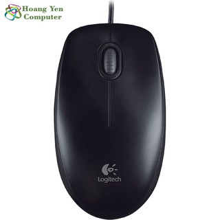 Chuột Có Dây Logitech B100 800DPI Chính Hãng - BH 36 Tháng - Hoàng Yến Computer