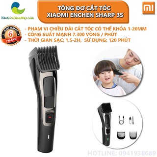 Tông Đơ Cắt Tóc Xiaomi Enchen Sharp 3S - Bảo hành 6 tháng - Shop Thế Giới Điện Máy