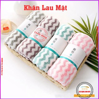 Khăn Lau Mặt, Khăn Mặt Lông Cừu Hàng Cao Cấp Cottong Siêu Thấm Hút Và mền Mại - HD365