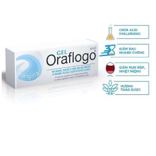 Gel Bôi giảm Sưng Viêm, Nhiệt Miệng Oraflogo® Gel, 10ml