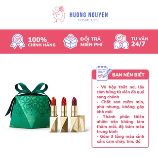 Set 3 Thỏi Son Kiko Holiday Gems Mini Lipstick Set
