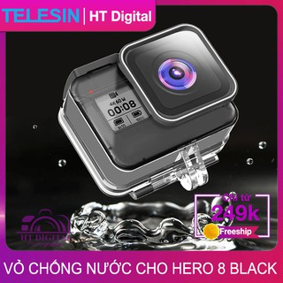 Vỏ Chống Nước GoPro 8 Telesin Chính Hãng - Case Bảo Vệ Máy Quay Phim GoPro Hero 8