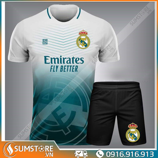 Bộ Đá Banh Độc Lạ Đẹp – CLB Real Madrid Win Trắng