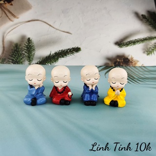 Tượng chú tiểu tinh nghịch MẪU MỚI KÈM ĐẾ KEO mang lại an nhiên trong cuộc sống FREESHIP 50k - Linh Tinh 10k