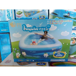 [KHO SỈ] Bể Bơi Phao 2m4 2 tầng, 3 tầng hàng Cao cấp (Tặng bộ miếng vá + hướng dẫn sd)